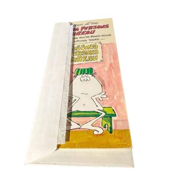 3 Vintage USA Vagabond Creations West Carrollton Get Well & Miss You Cards NOS - Picture 6 of 16